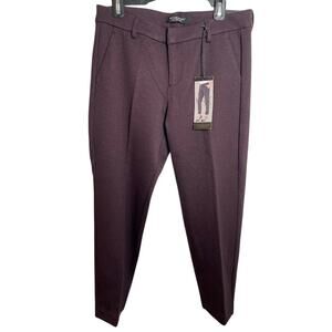 NEW Liverpool Los Angeles Aubergine Knit Trouser Size 10/30 Petite Stretchy Pant
